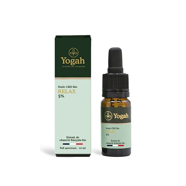 Yogah Relax Organic CBD Oil 5% Broad-Spectrum 1