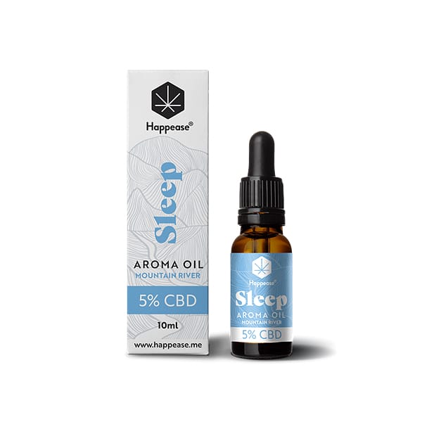 Happease Sleep CBD Oil 5% Mountain River Aroma Broad-Spectrum 1