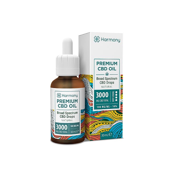 Harmony Broad-Spectrum CBD Oil 10% Hemp Aroma 1