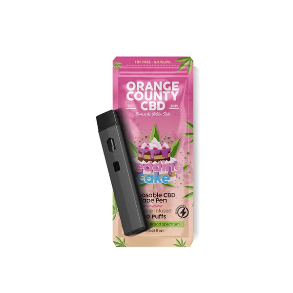 Orange County Wedding Cake 60% Disposable CBD Vape Pen 1