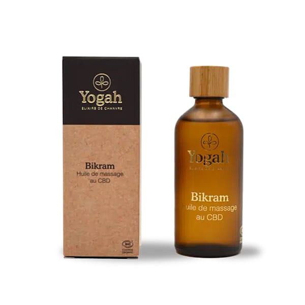 Yogah Bikram Organic CBD Massage Oil 1