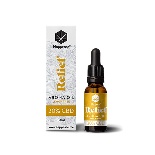 Happease Relief CBD Oil 20% Lemon Tree Aroma Broad-Spectrum 1