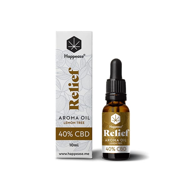 Happease Relief CBD Oil 40% Lemon Tree Aroma Broad-Spectrum 1