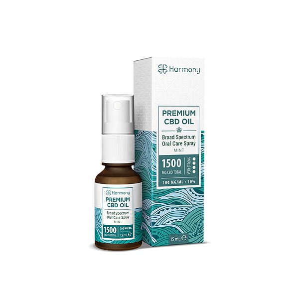 Harmony Broad-Spectrum CBD Oil 10% Mint Aroma 1