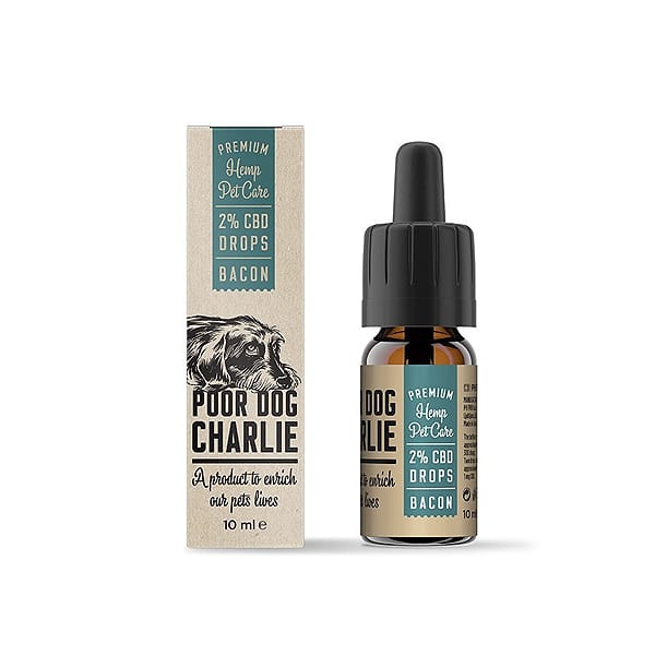 Pharma Hemp Poor Dog Charlie CBD Drops 2% Bacon Flavor 1