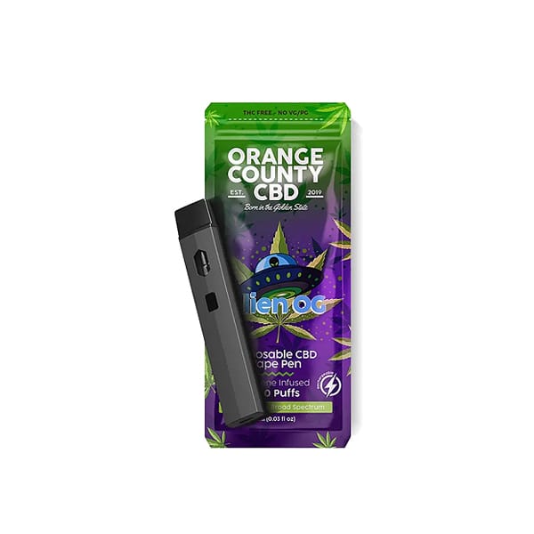 Orange County Alien OG 60% Disposable CBD Vape Pen 1