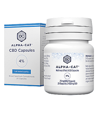 alpha cat capsules cbd wellness uweed shop 1