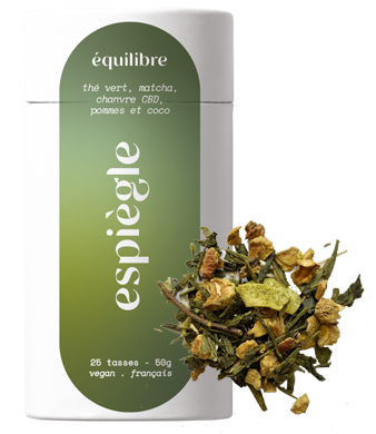 equilibre the cbd bio matcha et noix de coco uweed shop 1