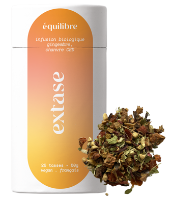 equilibre tisane cbd bio gingembre uweed shop 1