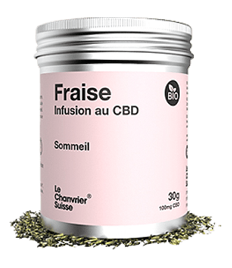 le chanvrier suisse sommeil infusion cbd fraise uweed shop 1