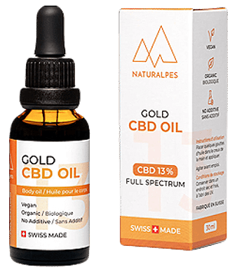 Naturalpes Gold 13% CBD Drops CBD Oil Full Spectrum 1