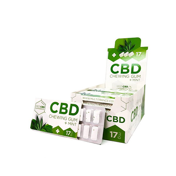 MediCBD CBD Chewing Gums Mint Flavor 1