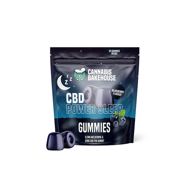 Cannabis Bakehouse Power Sleep CBD Gummies with Melatonine 1