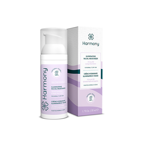 Harmony Glowshield Illuminating Facial CBD Moisturizer 1