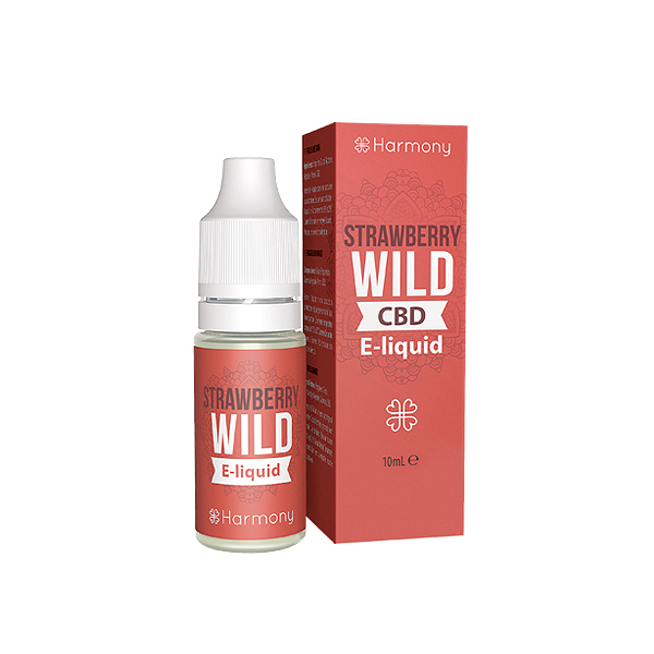 Harmony Wild Strawberries CBD Liquid PG:VG 80:20 10ml 1