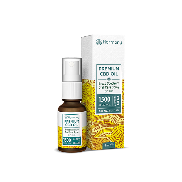 Harmony Broad-Spectrum CBD Oil 10% Citrus Aroma 1