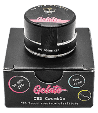 golden buds gelato cbd crumble uweed shop 1