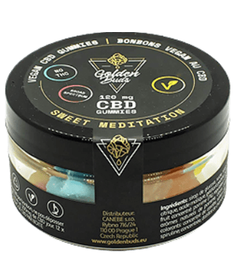 golden buds sweet meditation vegan cbd gummies uweed shop 1