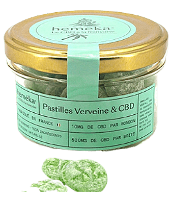 hemeka pastilles verveine gummies cbd uweed shop 1