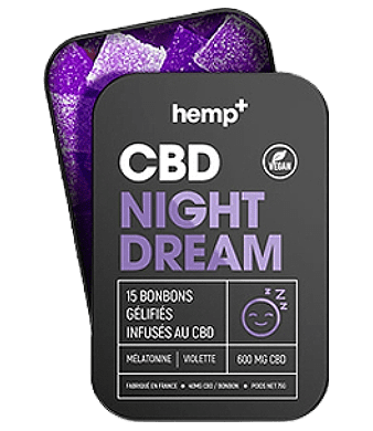 hemplus cbd gummies night dream violette et melatonine uweed shop 1