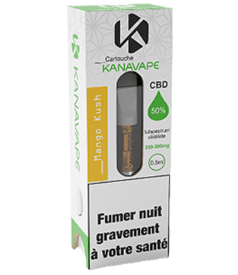 kanavape mango kush 50 cbd distillate cartridge uweed shop 1