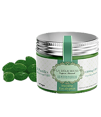 la delicieuse pastilles a la menthe eucalyptus bonbons cbd uweed shop 1