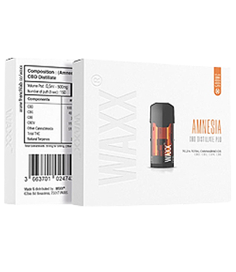 waxx amnesia cbd distillate cartridge maxx pod uweed shop 1