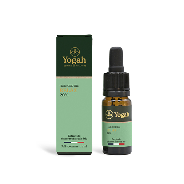 Yogah Relax Organic CBD Oil 20% Broad-Spectrum 1